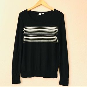 GAP Lightweight Sweater with Ombré Stripe